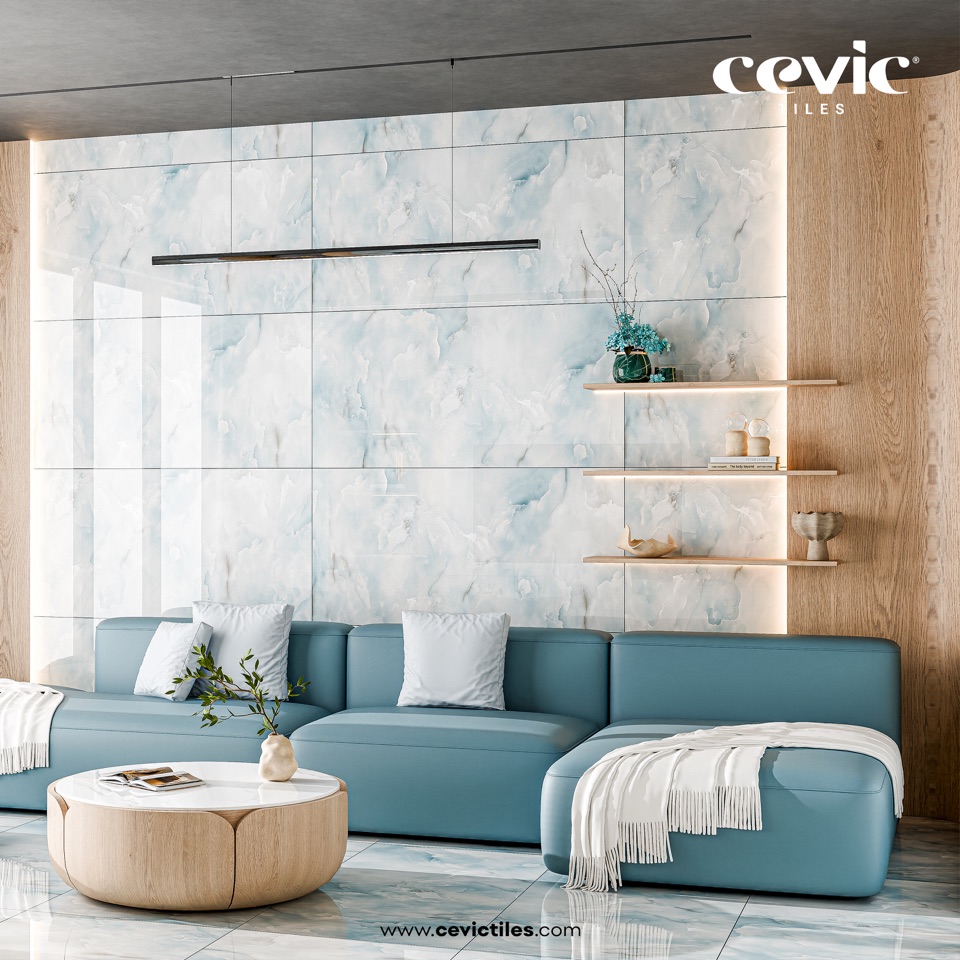 Osmos Aqua porcelain tile view 2 — Cevic India